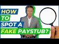 How To Spot A Fake Paystub PaystubHero
