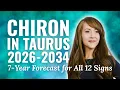 Chiron in Taurus 2026-2034 Your Material Wounds Are EXPOSED Astrology Forecast for All 12 Signs