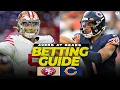 49ers at Bears Betting FREE expert picks props NFL Week 1 CBS Sports