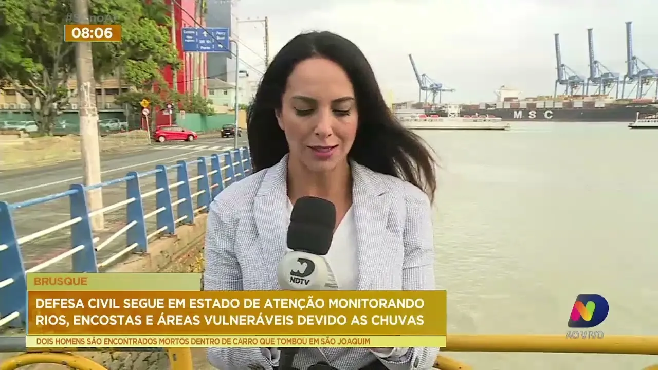 Vale do Itajaí: Defesa Civil segue monitorando rios, encostas e áreas vulneráveis à chuva na região