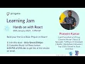 Progate Learning Jam Hands on with React