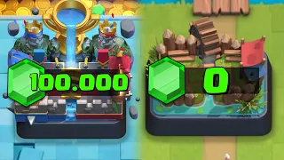 Probé 10 días el PAY TO WIN 🤑 vs FREE TO PLAY 💀 en Clash Royale