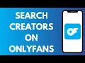 How To Search Creators On OnlyFans