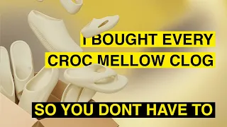 I Bought EVERY Mellow Recovery CROCS So You Don't Have To