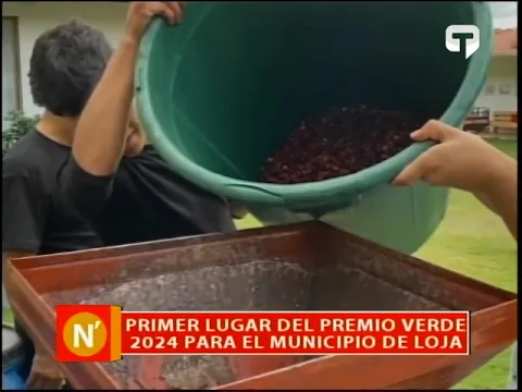 Primer lugar del premio verde 2024 para el municipio de Loja