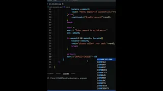 ATM Simulator in C My First ATM Project