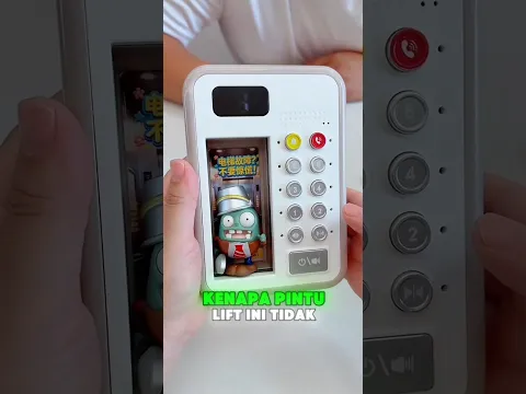 Ayah Terjebak di Lift! Putrinya Mengajarinya Cara yang Benar 🚪🤣#shorts