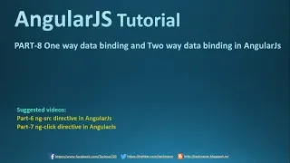 Part - 8 one way data binding and two way data binding in angularJs