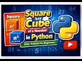 Square and Cube of a Number in Python Easy Tutorial for Beginners