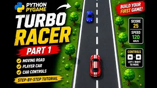 Create a Racing Game in Python Using Pygame Beginner Friendly