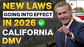 California DMV Highlights New Law in 2026 California New Law 2026