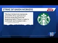 Pennsylvania Starbucks baristas protest outside distribution center