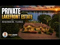 3 4M Private Lakefront Estate in Windermere Florida Luxury Home Tour