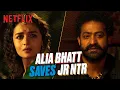 Download Lagu Alia Bhatt clever lie helps Jr NTR! | Ram Charan | #RRR