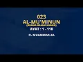 Download Lagu Murottal Merdu Muammar ZA 023 : Surat Al-Mu'minun