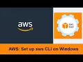 Install AWS CLI on Windows