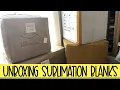 UNBOXING SUBLIMATION BLANKS FROM ALIBABA SKINNY STRAIGHT TUMBLERS HOODIES JOURNALS NOTEBOOKS