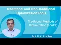Lecture 3 Traditional Methods of Optimization Contd