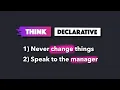 The mindset you need for a DECLARATIVE code refactor