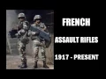 French Automatic Rifles and Assault Rifles 1900 to Present
