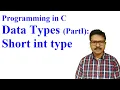 Programming in C 4 - data types in C part 1