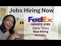 FedEx is Hiring No Degree Needed Remote Jobs WFH Great Pay Benefits