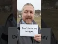 Meaning of DON'T BURN ANY BRIDGES - A Short English Lesson with Subtitles