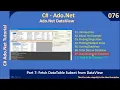 DataView Part 7 - DataTable from DataView Ado Net Tutorial