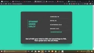 JavaScript Mini Project Student Grade Calculator in JavaScript with Code Hindi