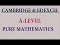 A LEVEL PURE MATHEMATICS CAMBRIDGE EDEXCEL ARITHMETIC SERIES PART 1