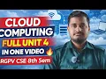 Cloud Computing Full Unit 4 in One RGPV CSE 8th Sem