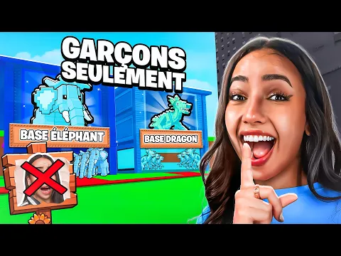 Video Thumbnail: Je m'INFILTRE dans ce Serveur Réservé aux GARÇONS sur Steal A Brainrots !