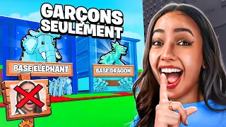 Je m'INFILTRE dans ce Serveur Réservé aux GARÇONS sur Steal A Brainrots !