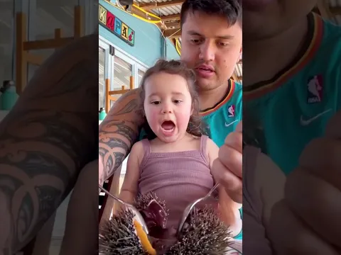 She Tried Dad’s Favorite Food for the First Time!