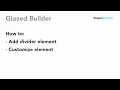 Divider Element Glazed Builder Drupal Tutorial