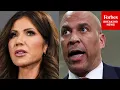 BREAKING NEWS Cory Booker Calls For Kristi Noem To Be Held To Account After She Leaves DHS Role