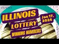 Illinois Evening Lottery Drawing Results - 17 Jan 2024