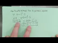 Rectangular to Parametric Equations