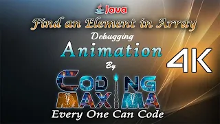 Find element in array 4K Arrays core java java Coding Maxima Coding