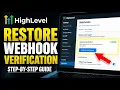 How to restore webhook verification for affiliate event triggers - Beginner Guide