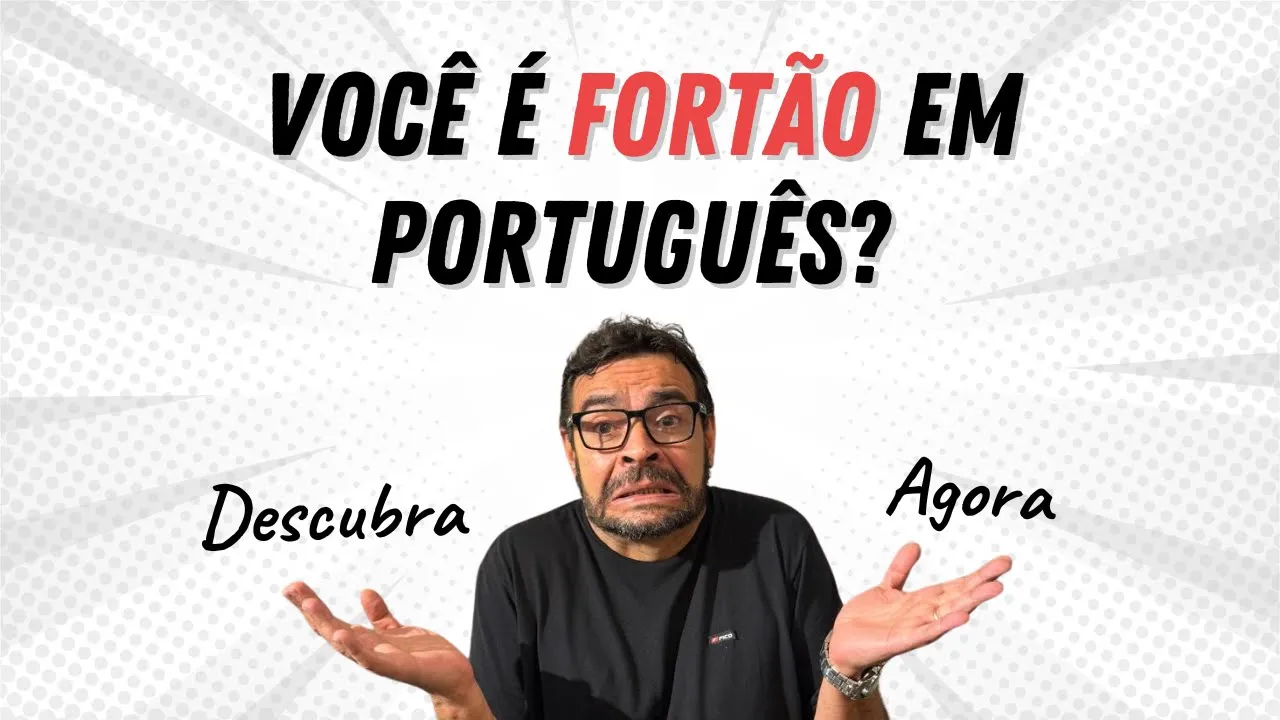 Teste rápido de PORTUGUÊS para concurso
