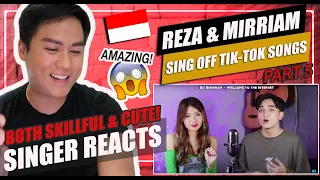 Download SING OFF TIKTOK SONGS PT. V (Build A B*tch, Everything Sucks, Kiss Me More) vs Mirriam Eka| REACTION MP3