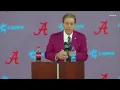 Alabama head coach Nick Saban on TE signee Danny Lewis Jr