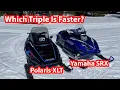 Polaris XLT 600 VS Yamaha SRX 700 Battle Of The Trail Triples Snowmobiles