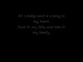 All I Really Need
