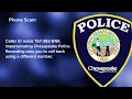 Chesapeake Weekly Phone Scam