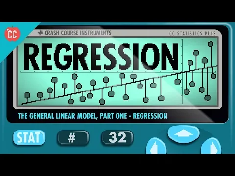 Regression: Crash Course Statistics #32 - YouTube thumbnail