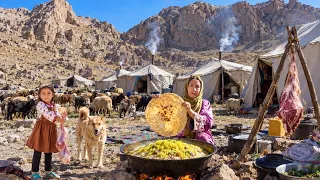 Surviving Shepherd Life in the Highest Mountain of Afghanistan | Cooking Traditional Makhloot Pulao