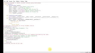 Python program to search student record using dictionary
