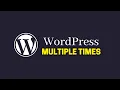 Installing WordPress More Than Once on The Same Domain Name